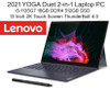 High-end Lenovo 2-in-1 Laptop PC 13 Inch Yoga Duet Touch Tablet+Keyboard i5-1135G7 16GB 512GB SSD 2160x1350 Touch ThunderBolt4