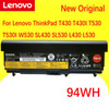 NEW Original for Lenovo ThinkPad T430 T430I T530 T530I W530 SL430 SL530 L430 L530 45N1104 45N1105 45N1013 Laptop Battery