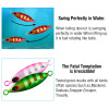 1Pcs 10-60g Metal Slow Jig 3D Eyes Laser Fishing Bait 5-8.5cm Fishing Trolling Lure 10Colors Heavy Sinking Minnow