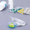 1 Pc Portable Pill Taker Medicine Storage Box Anti Pollution Tablet Crusher for Personal Health Care