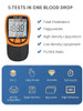5 In1 TC/HDL/TG/LDL Blood Lipid Analyzer Monitoring Total Cholesterol Triglycerid Automatic