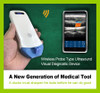 10-14Mhz 128elements B/W wireless High Frequency ultrasound linear probe WIFI Connect with Android/IOS Windows for Biopsy Guide
