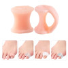 Toe Silicone Bunion Corrector Guard Foot Care Orthopedic Toe Separators Finger Toe Separator Correction Pad Foot Care Tool