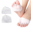 Forefoot Pads Toe Separator Cushion Pad Silicone Pain Relief Shoes Insoles Toe Hallux Valgus Corrector Gel Pads Foot Care