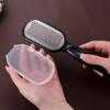 Pedicure Rasp Reusable Stainless Steel Exfoliating Tool Foot Callus File With Lid Heel Cocoon Scraper Dead Skin Remove Foot File