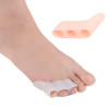 500pair/lot Silicone Toe Separator Foot 3 Holes Little Toe Varus Foot Care Toe Separator Orthopedic Pedicure Tools