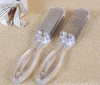Fashion Hot Metal Clear Double Side Foot Rasp File Callus Remover Dead Skin Remover Pedicure Foot Care Tool