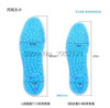 by dhl or ems 50pairs Soft Shock Absorption Cushion Running Walking Comfortable Massaging Gel Insoles for Shoes Woman Men