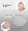 by dhl or ems 1000pairs Silica gel Toe Separator Splint for Hammer Toe Forefoot Cushion Pad Half Toe Sleeve Metatarsal Pads hot