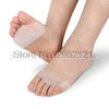 by dhl or ems 1000pairs Silica gel Toe Separator Splint for Hammer Toe Forefoot Cushion Pad Half Toe Sleeve Metatarsal Pads hot
