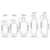 New Refillable Foaming Soap Dispenser Portable Rustproof Plastic Shampoo Shower Round Gel Bottles Kitchen Bathroom Accessories