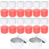 25pcs 50ml Round Aluminum Tin Tea Light Cups Empty Case Candle Wax Containers Candle Mold DIY Wax Candles Tealight Accessories