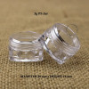 Wholesale Empty Mini Plastic 3g PS Cream Jar Cosmetic 3ml Nail accessories box Makeup Lip Balm Container