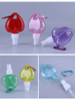 50ml Empty Spray Bottle Love Hook Plastic Carabiner Hook Bottle Spray Bottle Refillable Atomizer Perfume Travel Accessories