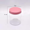 12Pcs Plastic Jar With Lids Clear Cosmetic Refillable Bottles Sample Pot Shampoo Cream Container Travel Accessories 200/250ML