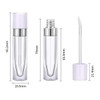 CAIYA 6.4ml Pink lip gloss tubes containers Empty Refillable lipgloss tube Lip Balm Glaze travel Bottle Cosmetics Accessories