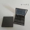 DIY Matte Black Concealer Package Cosmetic Eyeshadow Mirror Case Makeup Blusher Accessory Eyebrow Powder Container Wholesale