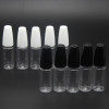 10ML 15ML 20ML 30ml PET Clear Needle Bottle with Long Thin Tip Dropper For oil Accessories E Liquid