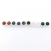 7*10mm Natural Gemstone Roller Ball Fit 1ml 2ml 3ml 5ml Perfume Vial Essential Oil Roll On Thin Glass Bottles Accessories 150pcs