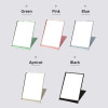 Folding Mirror Mini Portable Makeup Mirror Hand Standing Small Mirror Vanity Foldable Compact Pocket Cosmetics Tools