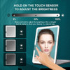 Led Make Up Mirror With Light Tool Portable Foldable Travel Desk Vanity Table Bath Bedroom Makeup Tools Lighted Makeup Mirrors