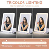 Foldable Makeup Mirror Touch Screen Makeup Mirror 3 Colors Light Modes Cosmetic Mirrors USB Rechargeable Folding LED Mirror