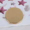 1 Pcs Vintage Alloy Compact Pocket Mirror Folded Makeup Cosmetic Mirror Magnifying Compact And Portable For Travel Friend Gift