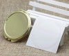 Blank Compact Mirror DIY Wholesale Mirrors With Match Resin Domed Sticker Gold Color #18032-2