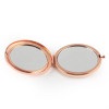 70mm Makeup Mirror Round Rose Gold Compact Mirror