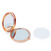 Sublimation Rose Gold Compact Mirror DIY Kit Comes with 58MM Disc Plate