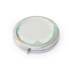 VANTAS Mini Travel Cosmetic Compact Stainles Pocket Crystal Folding Makeup Mirror Design your own Compact Mirror