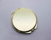 Thin Gold Compact Mirror Round Beautiful Makeup Compact Mirror Favrors 62mm