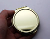 Thin Gold Compact Mirror Round Beautiful Makeup Compact Mirror Favrors 62mm