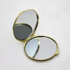 Thin Gold Compact Mirror Round Beautiful Makeup Compact Mirror Favrors 62mm