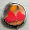 Personalised Silver Compact Mirror Bulk Big Size 70mm #18413-1