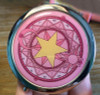 Personalised Silver Compact Mirror Bulk Big Size 70mm #18413-1
