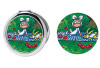 Personalised Silver Compact Mirror Bulk Big Size 70mm #18413-1