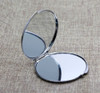 Compact Mirror DIY Kits Dia 72mm Big Size Silver Metal Blank Pocket Mirror + Epoxy Sticker