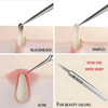 3PCS Facial Pore Cleaning Care Tools Ultra Fine Needle Tweezers Blackheads Acne Wart Skin Tag Removal Point Noir Black Head Clip