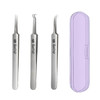 3PCS Facial Pore Cleaning Care Tools Ultra Fine Needle Tweezers Blackheads Acne Wart Skin Tag Removal Point Noir Black Head Clip