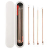 4PCS Acne Needle Set Black Dots Pimple Blackhead Remover Comedone Extractor Pore Cleaner Face Cleaning Tools Skin Care Products