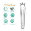 Home Use Iprettygeneo Facial Machine 3D Roller Face Cleansing Brush CO2 Bubble Skin Care Tool