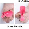 KISMIS 10Pcs Bowknot Plastic Nail Art Soak Off Clip Cap UV Gel Polish Remover Tool Nail Tool