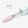 Pink Ceramic Milling Cutters For Manicure, Equipment Tools Removing Gel Polish Electric Nail Drill Bits