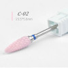 Pink Ceramic Milling Cutters For Manicure, Equipment Tools Removing Gel Polish Electric Nail Drill Bits