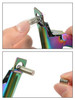 50Pcs Nail Hack Mini Magnets For Nail Tips Cutter Nail Art Clipper False Tips Edge Cutters Tip Sizing Salon Manicure Tool