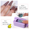 Double Layer Powder Recycling Storage Box Nail Manicure Tool Glitter Sequin Collection Portable Container DIY Accessory Supplies