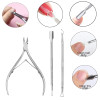10 Pcs Manicure Set Cuticle Pusher Clippers Nail Art Files Buffer Sanding Tool Cleaning Brush Dead Skin Scissors Nail Care Kits 10 Pcs Manicure Set Cuticle Pusher Clippers Nail Art Files Buffer Sanding Tool Cleaning Brush Dead Skin Scissors Nail Care Kits