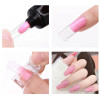 10 Pcs Poly Gel Finger Nail Extension LED Builder Clamps, For Quick Building Poly Gel Nail Forms Nail Clips