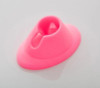 Fashion Hot Nail Art Equipment High Quality Pink Rubber Nail Art Manicure Polish Slanted Holder Stand Seat Tool